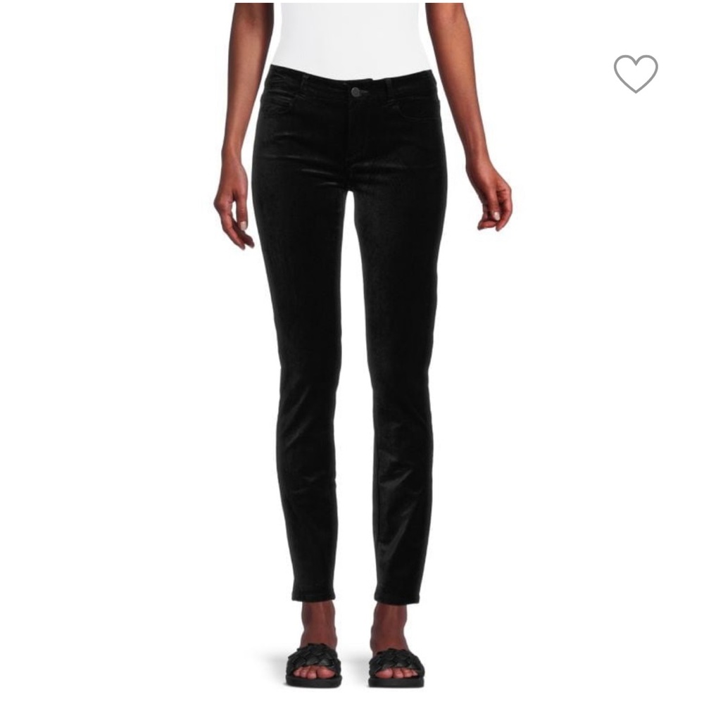 Paige Skinny Velvet Jeans.